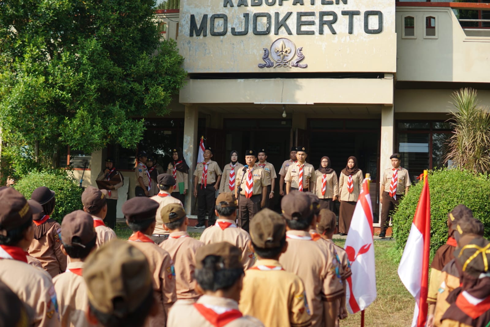 592 Pramuka Garuda Siaga, Penggalang, dan Penegak Dikukuhkan Kwarcab Mojokerto