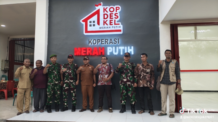 Supervisi Pembangunan KDMP oleh Agrinas dan Kodim 0815 Mojokerto
